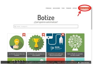 Botize tutorial