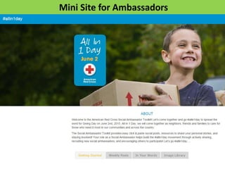 Mini Site for Ambassadors
 