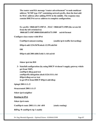 CCNA - Dr. Mostafa Elgamala