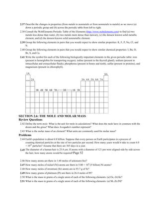 Chem ch2 hw