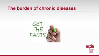 The burden of chronic diseases
 