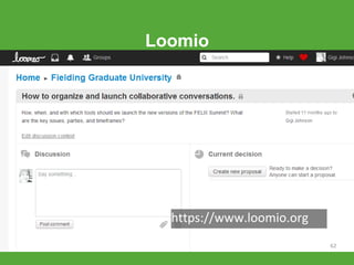 https://www.loomio.org
Loomio
62
 