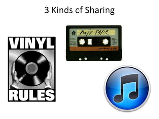 3 Kinds of Sharing
 