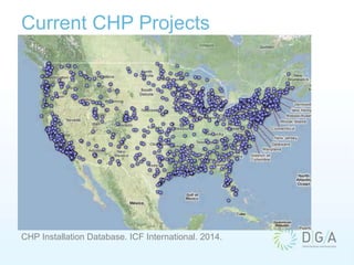 Current CHP Projects
CHP Installation Database. ICF International. 2014.
 