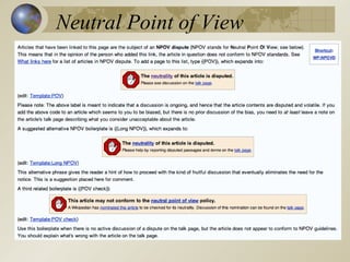 Neutral Point of View 