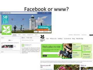 Facebook or www?
 