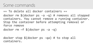 Demystifying Docker for Data Scientists by Shaheen