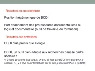 UTILISER DES OUTILS DE
RECHERCHE
Compréhension des interfaces et des systèmes
techniques
 