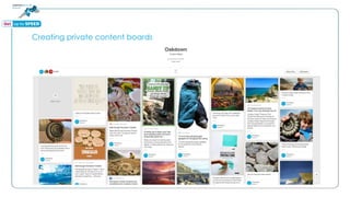 Creating private content boards
 