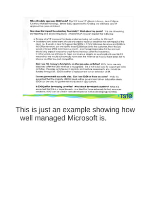 Dirty tactics against LibreOffice in public administration, and how to overcome them   44




This is just an example showing how
 well managed Microsoft is.
 