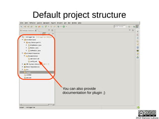 2014 Dariusz Łuksza
Default project structure
You can also provide
documentation for plugin ;)
 