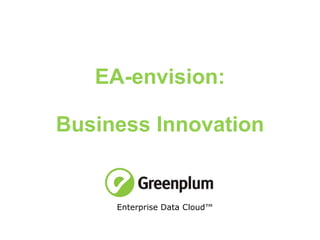 EA-envision: Business Innovation Enterprise Data Cloud™  