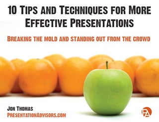 Effective presentation