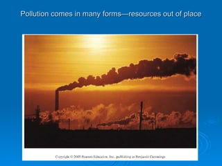 Pollution comes in many forms—resources out of place 