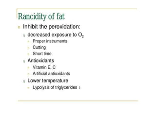 Factors causing spoilage