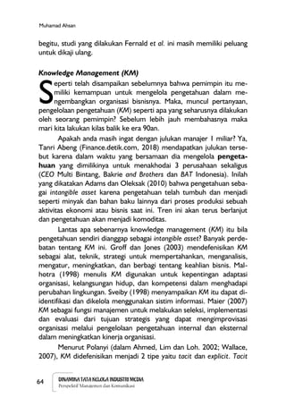 Dinamika tata kelola industri media: Perspektif manajemen dan komunikasi