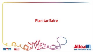 Plan tarifaire 