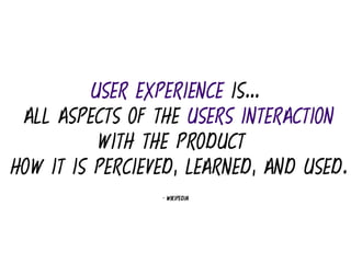 UX Basics & The ROI Of UX