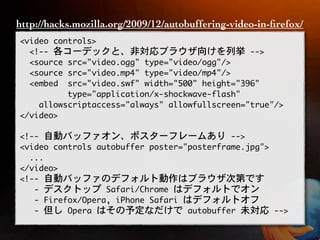 http://hacks.mozilla.org/2009/12/autobuffering-video-in-ﬁrefox/
 