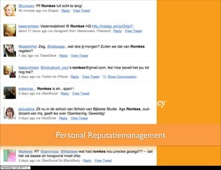 Personal Reputatiemanagement


maandag 4 juli 2011 ()
 