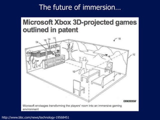 The future of immersion…




http://www.bbc.com/news/technology-19568451
 