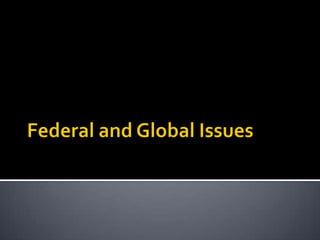 Global issues 12.5.13