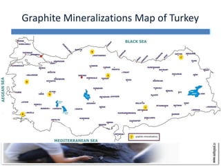 Graphite Mineralizations Map of Turkey
 