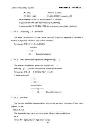 Gsk983 t user manual(specification and program)