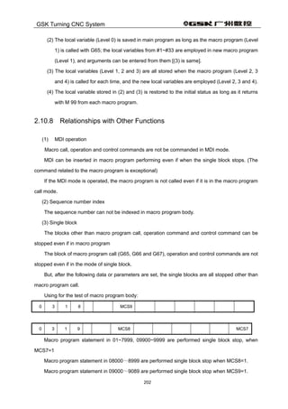 Gsk983 t user manual(specification and program)