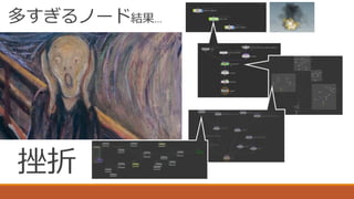 多すぎるノード結果…
挫折
 