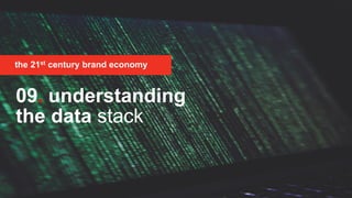 163
09. understanding
the data stack
the 21st century brand economy
 