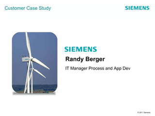 Customer Case Study What The Cast Iron Solution Does Randy Berger IT Manager Process and App Dev 