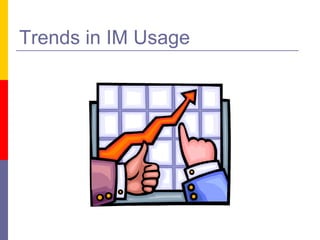 Trends in IM Usage 