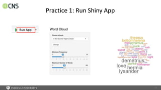 Practice 1: Run Shiny App
57
 