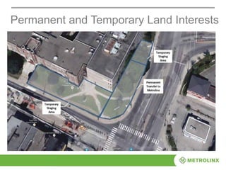 Keelesdale Station Upcoming Works
Utilities
• Watermain work in the Eglinton and Keele/Trethewey area
starting early May (pending permit)
• This work is expected to occur overnight from 10pm-5am
Monday to Friday in order to reduce the impact on traffic
during the daytime hours
• The work is expected to last 10 working days
• Traffic: One lane of traffic will be maintained in each
direction for the duration of the work
• Pedestrians: Sidewalks will be maintained at all times
 