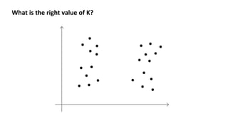 What is the right value of K?
 