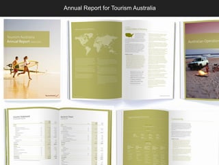 Annual Report for Tourism Australia
 