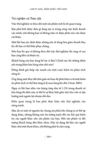 Lam it hon kiem tien nhieu hon - ebook