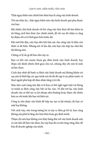 Lam it hon kiem tien nhieu hon - ebook