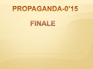 Propaganda Quiz Mains