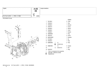 RPE200042132.png
704728A1 21 Collar
704935A1 12 Pipe
704936A1 13 Bracket
704937A1 14 Screw
704939A1 15 Sleeve
704940A1 16 Union
704960A1 17 Gasket
3688996M1 18 Ring
705014A1 39 Screw
3685425M91 110 Breather
707340A1 111 Kit
705029A1 112 Pipe
3688929M1 213 12!
707341A1(2)3
Filler
3688878M1 414 12! Gasket
115 A-05 04 104 Box
704619A1 116 Ring
This is a component of an assembly!
See page - reference number4
Replacement3
X7.6 Tier 4i (2013- ) - RPE2 - X7.660 - 6522062M3McCormick_Ne
w
 