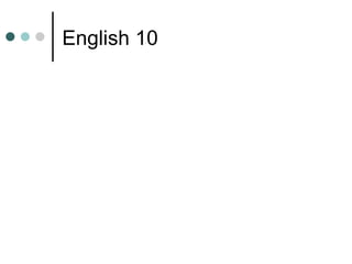 English 10 