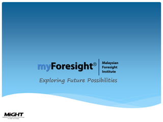 ®
Exploring Future Possibilities
 