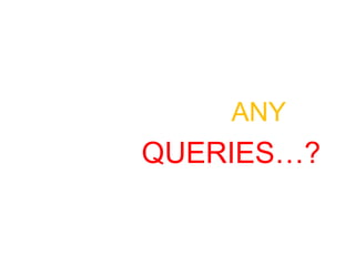 ANY
QUERIES…?
 