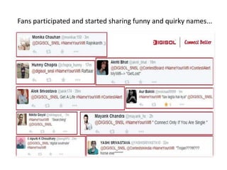 Fans participated and started sharing funny and quirky names...
 