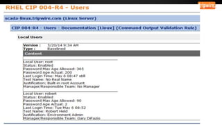 Automating for NERC CIP-007-5-R1