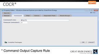 * Command Output Capture Rule
 