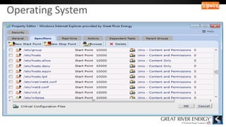 Automating for NERC CIP-007-5-R1