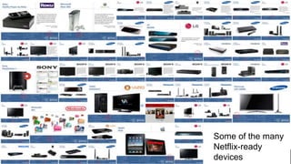 Some of the many Netflix-ready devices