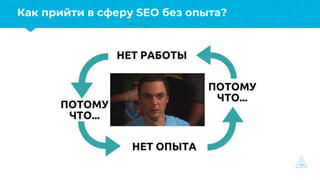 Как прийти в сферу SEO без опыта?
 